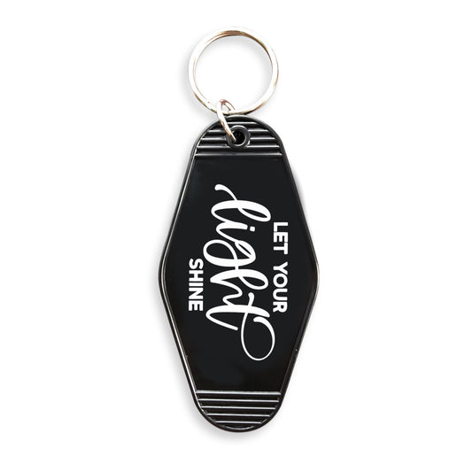 Let Your Light Shine Keychain