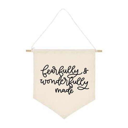 Fearfully and Wonderfully Made Wall Banner