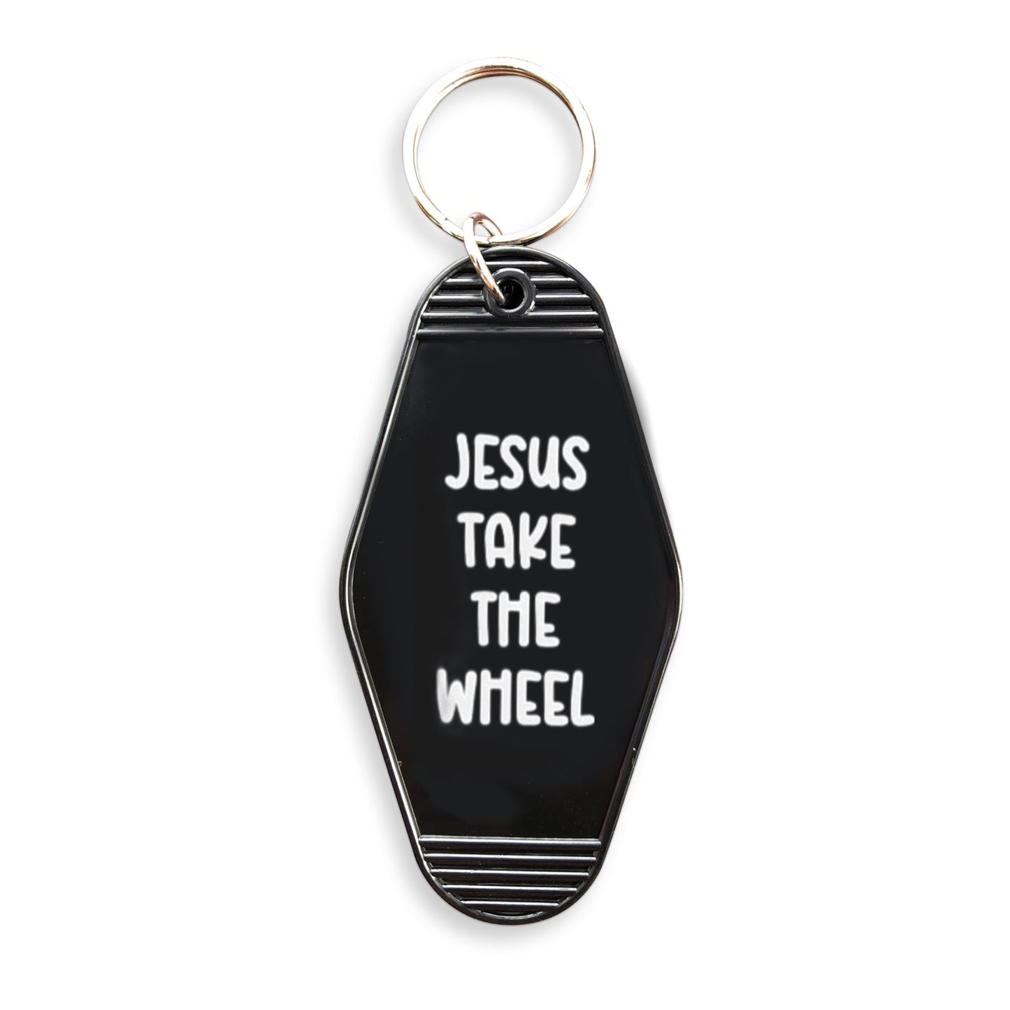 Jesus Take The Wheel Keychains